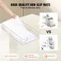 12"Wx21"Dx15"H Pull Out Cabinet Organizer, Heavy Duty Slide Out Pantry Shelves, Steel Roll Out Drawers, Sliding Drawer Storage f
