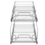 12"Wx21"Dx15"H Pull Out Cabinet Organizer, Heavy Duty Slide Out Pantry Shelves, Steel Roll Out Drawers, Sliding Drawer Storage f