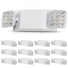 12 PCs Commercial Emergency Light LED Exit Lighting Fixture Backup Battery