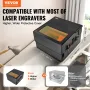 Laser Engraver Enclosure, 800 x 800 x 500 mm(31.5 x 31.5 x 19.6"), Flame Retardant and Fireproof Protective Cover, with Exhaust 