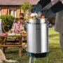 36qt rustfrit stål lagerpot madlavning køkken sauce gryde med