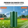 Dog Poop Trash Can with 50 Liner Bags, 11.5 Gallons Outdoor Dog Waste Bin with Lid & Liner Clip for Pet Waste Station, Dog Waste