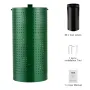 Dog Poop Trash Can with 50 Liner Bags, 11.5 Gallons Outdoor Dog Waste Bin with Lid & Liner Clip for Pet Waste Station, Dog Waste