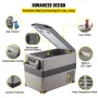 Portable Small Car Freezer 45L Mini Car Freezer Refrigerator 45W Car Fridge Cooler 12V Fridge Freezer AC/DC Portable Freezer Por