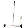 Magnetic Sweeper with Wheels 17inch Mini 10 lbs Capacity Adjustable Handle