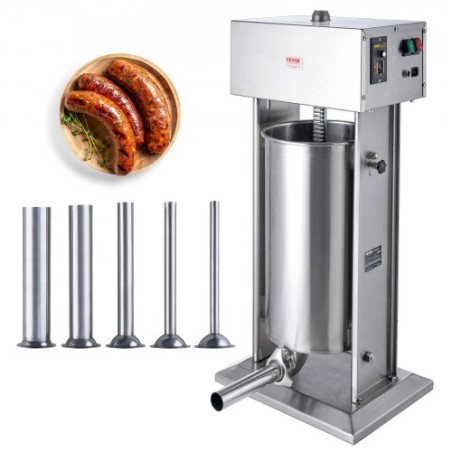 Electric Pølse Stuffer 25 L Vertical Meat Stuffer 304 Rustfrit stål