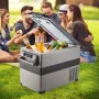 Bærbar lille bilfryser 45L Mini Car fryser køleskab 60W bil