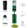 Hundaffaldsstation 11,5 gallon udendørs hundebue station med