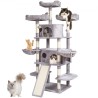 Cat Tree 68.5 "Cat Tower til indendørs katte med katte condos skrabe stolpe