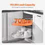 Swing Right Blind Corner Cabinet, Pull Out Organizer for 36 inch Width Blind Cabinet, 2 Tier Height Adjustable Swing Tray, Soft 