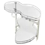 Swing Right Blind Corner Cabinet, Pull Out Organizer for 36 inch Width Blind Cabinet, 2 Tier Height Adjustable Swing Tray, Soft 