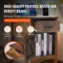 Farmhouse End Table, Night Stand with USB Ports and Outlets, 3 Tiers End Table Side Table with Storage Cabinet and 1 Drawer, Ide