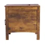 Farmhouse End Table Night Stand med USB Ports & Outlets 3 Tiers