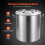 64qt rustfrit stål lagerpot madlavning køkken sauce gryde med