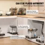 2 Tier Pull Out Cabinet Organizer(10.7"W x 14.2"D ), Under Sink Organizer and Storage, Slide Out Drawer Cabinet Organizer, Wire 