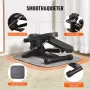 Stair Stepper, Mini Stepper for Exercise at Home, Hydraulic Fitness Stepper with Resistance Bands, Full Body Workout Cardio Equi