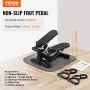 Stair Stepper, Mini Stepper for Exercise at Home, Hydraulic Fitness Stepper with Resistance Bands, Full Body Workout Cardio Equi