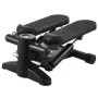 Stair Stepper, Mini Stepper for Exercise at Home, Hydraulic Fitness Stepper with Resistance Bands, Full Body Workout Cardio Equi