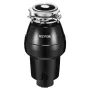 Garbage Disposal 1/2 HP Continuous Food Waste Disposer 3820 RPM 3-Bolt