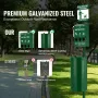 Dog Waste Station with Hand Wash Bottle, Commercial Dog Poop Station, 11.5 Gallons Pet Waste Bin with 50 Can Liners, Bag Dispens