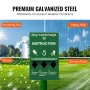 Dog Poop Bag Dispenser with Hand Wash Bottle, Lockable Outdoor Dog Waste Bag Holder with 600 Waste Bags, Stake, Pole, Fence & Wa