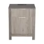 Farmhouse End Table Square Night Stand med USB & Outlets Set