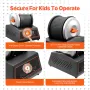 Rock Tumbler Machine, 4 lbs Rock Polishing Machine, 9 Speed Settings 9-Day Polishing Timer Stone Tumbler, Direct Drive Motor Roc