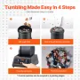 Rock Tumbler Machine 4 Lbs Rock Polising Kit 9 Speed ​​9-Day
