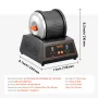 Rock Tumbler Machine 4 Lbs Rock Polising Kit 9 Speed ​​9-Day