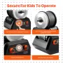Rock Tumbler Kit, 4 lbs Rock Polishing Kit, 9 Speed Settings 9-Day Polishing Timer Stone Polishing Kit, Rock Polisher with Rough