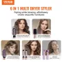 Hårtørrerbørste 6-i-1 Multi Hair Stylerâ til volumering af
