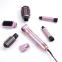 Hair Styler and Dryer Brush, 6-in-1 Multi Air Styler, 110,000RPM High-Speed Ionic Blow Dryer Brush with 2 Auto-Wrap Curlers, 3 B