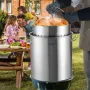 84qt rustfrit stål lagerpot madlavning køkken sauce gryde med