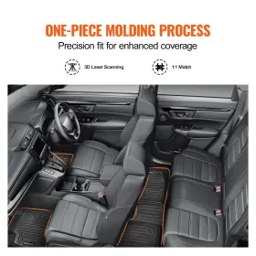 Automotive gulvmåtter passer til Honda CR-V (hybridmodeller) 2017-2022 3 stk.