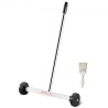 Magnetic Sweeper with Wheels 15inch Mini 8 lbs Capacity Adjustable Handle