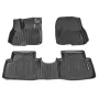Automotive Floor Mats, Fits for Honda CR-V (Hybrid Models) 2017-2022, 3 pcs Front and 2nd Row Liners, All Weather Custom Fit TPE