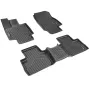 Automotive Floor Mats, Fits for Toyota RAV4 (Not for Hybrid or Prime) 2019-2024, 3 pcs Front and 2nd Row Liners, All Weather Cus