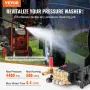 Højtryksrenserpumpe 1" aksel Vandret triplex stempel 4400 PSI