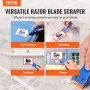 Plastik Razor Blade Scraper 2pcs Skraberværktøj 120stk Pom