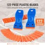 Plastik Razor Blade Scraper 2pcs Skraberværktøj 120stk Pom