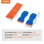 Plastic Razor Blade Scraper, 2PCS Scraper Tool, 120PCS Plastic Blades, Cleaning Scraper Remover for Stickers, Decals, Adhesive, 