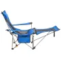 Reclining Camping Chair, 330 lbs Folding Camping Chair, 4 Position Load Portable Camping Chair with Footrest, Cup Holder, Side P