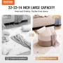 Cotton Rope Storage Basket 87L Woven Blanket Basket 558x558x355mm (20 x 20 x 14 in)
