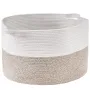 Cotton Rope Storage Basket 87L Woven Blanket Basket 558x558x355mm (20 x 20 x 14 in)