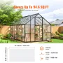 12 Pack Polycarbonate Greenhouse Panels 2 'X 4' X 0,24 ''