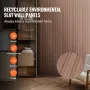 Trælatakustiske paneler 8 stk 96 x 6 tommer WPC til moderne