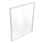 Brusedør uden ramme 137-142 cm x 183 cm SGCC hærdet glas 1/4"