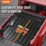 Truck Bed Mat Fit 2020-2024 Jeep Gladiator TPE Truck Bed Liner