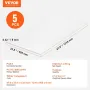 5 Pakke polycarbonat drivhuspaneler 2 'x 4' x 0,32 '' tagplader