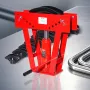 Hydraulic Pipe Bender, 16 Ton Manual Copper Exhaust Pipe Bending Machine with 8 Dies (1/2" - 3") and 90 - 180° Adjustable Roller